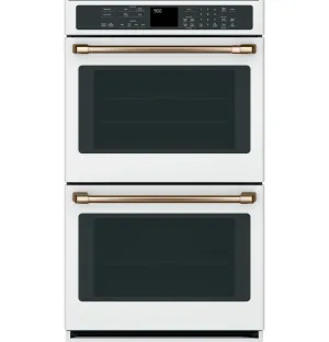 Cafe CTD90DP4MW2 Caf 30" Smart Double Wall Oven With Convection Wall Ovens 27 inch wall oven built-in