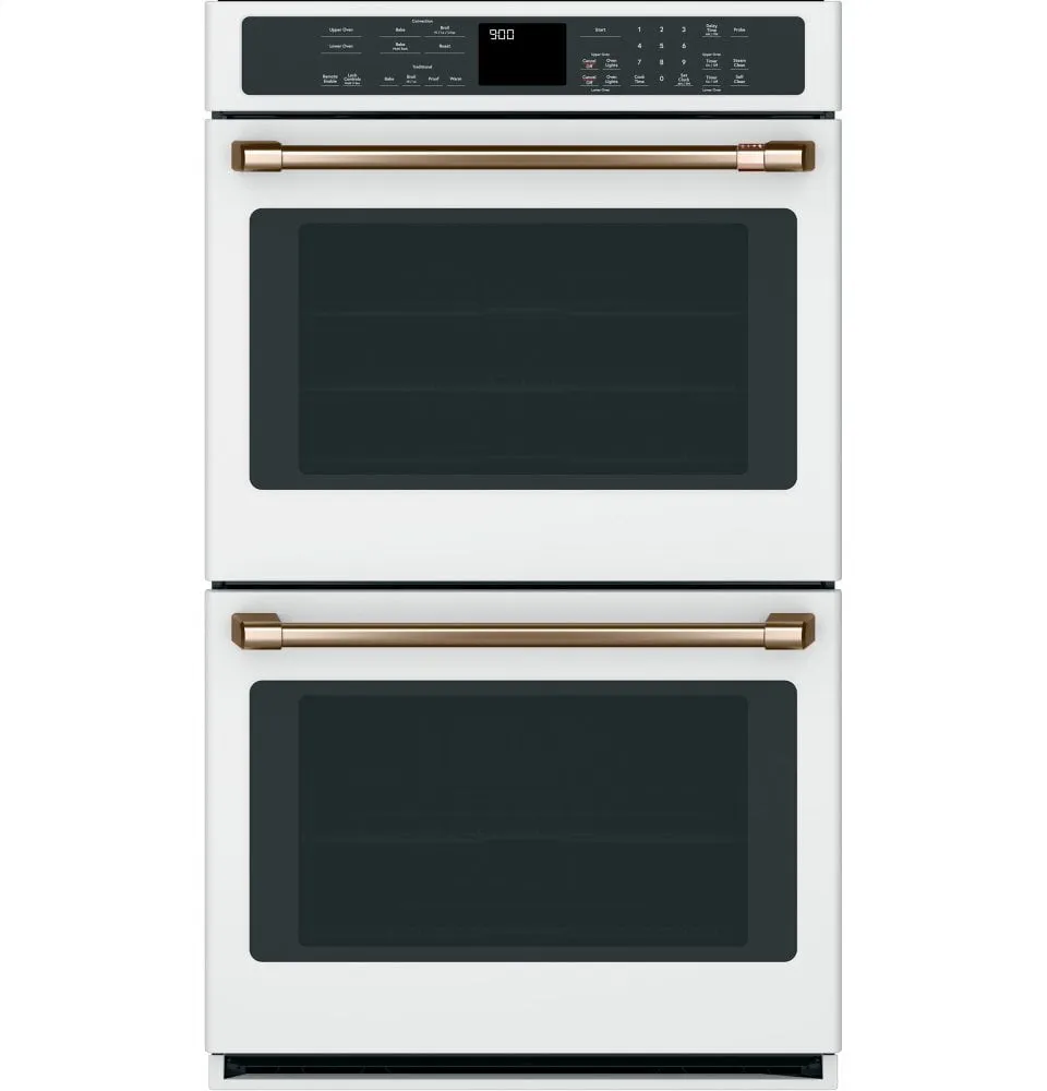 Cafe CTD90DP4MW2 Caf 30" Smart Double Wall Oven With Convection Wall Ovens 27 inch wall oven built-in
