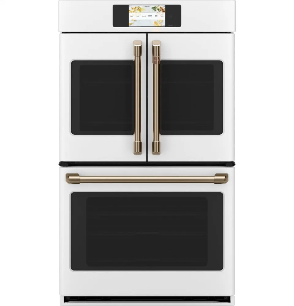 Cafe CTD90FP4NW2 Caf Professional Series 30" Smart Built-In Convection French-Door Double Wall Oven Double Wall Ovens built-in double oven 30 inch