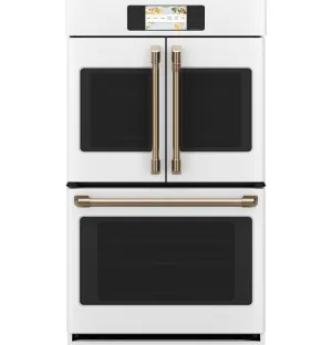 Cafe CTD90FP4NW2 Caf Professional Series 30" Smart Built-In Convection French-Door Double Wall Oven Double Wall Ovens built-in double oven 30 inch