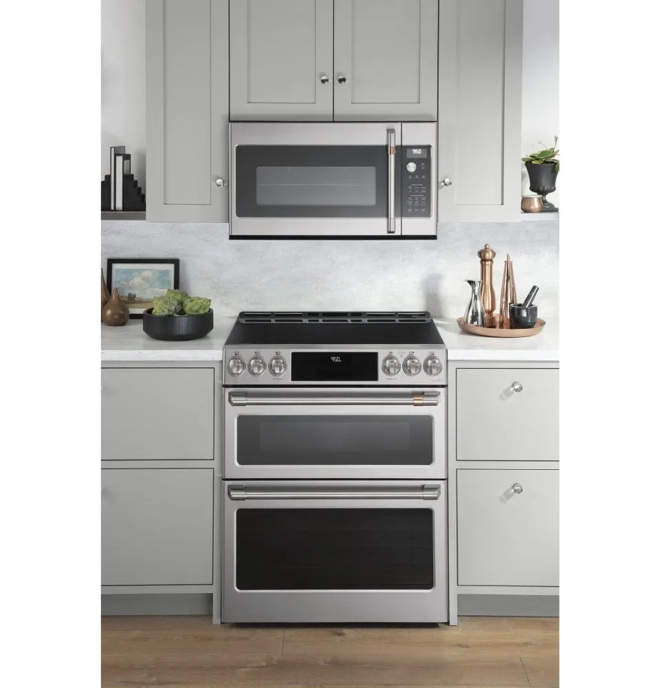 Cafe CVM517P2MS1 Caf 1.7 Cu. Ft. Convection Over-The-Range Microwave Oven