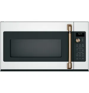 Cafe CVM517P4MW2 Caf 1.7 Cu. Ft. Convection Over-The-Range Microwave Oven Microwave Ovens large capacity kitchen microwave