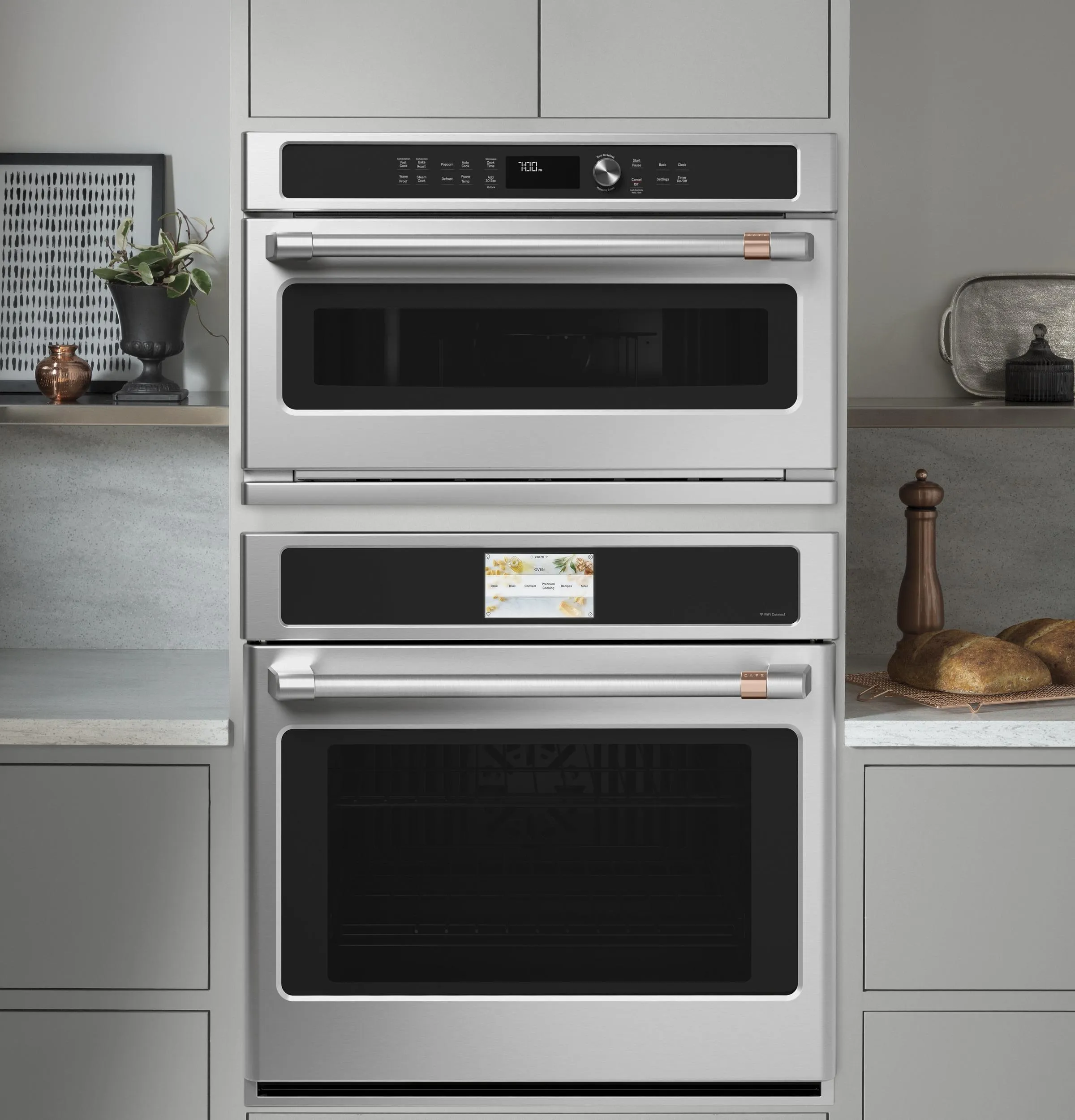 Cafe CWB713P2VS1 Caf&#8482; 30" Built-In Microwave/Convection Oven