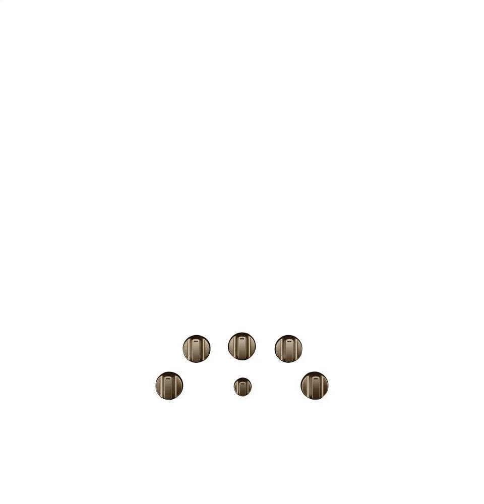 Cafe CXCE1HKPMBZ Caf 5 Electric Cooktop Knobs - Brushed Bronze Range Accessories range burner grate replacements