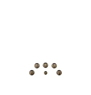 Cafe CXCE1HKPMBZ Caf 5 Electric Cooktop Knobs - Brushed Bronze Range Accessories range burner grate replacements