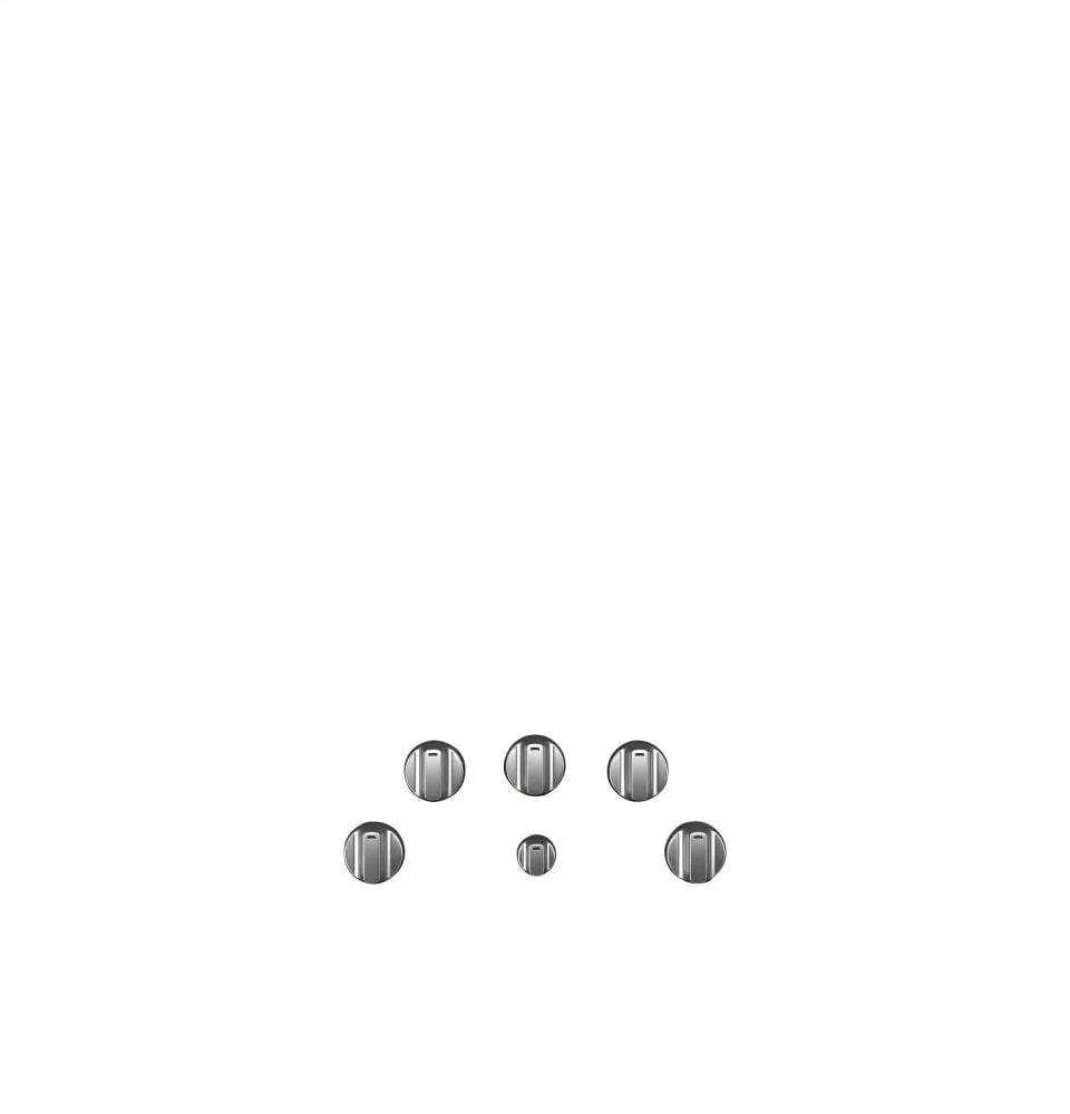 Cafe CXCE1HKPMSS Caf 5 Electric Cooktop Knobs - Brushed Stainless Range Accessories range burner grate replacements