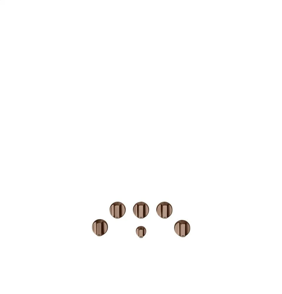 Cafe CXCG1K0PMCU Caf 5 Gas Cooktop Knobs - Brushed Copper Range Accessories range burner grate replacements