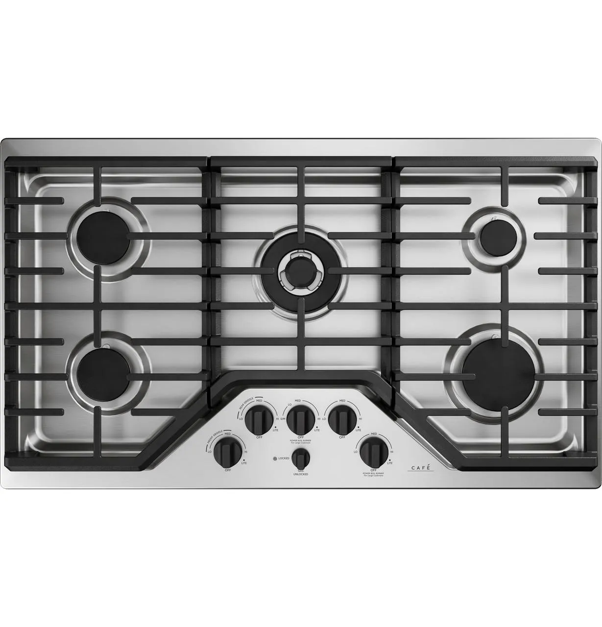 Cafe CXCG1K0PMFB Caf&#8482; 5 Gas Cooktop Knobs - Flat Black