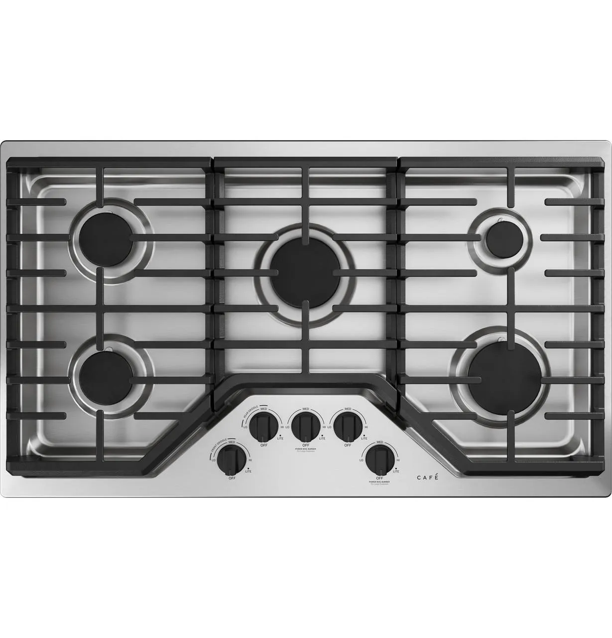 Cafe CXCG1K0PMFB Caf&#8482; 5 Gas Cooktop Knobs - Flat Black