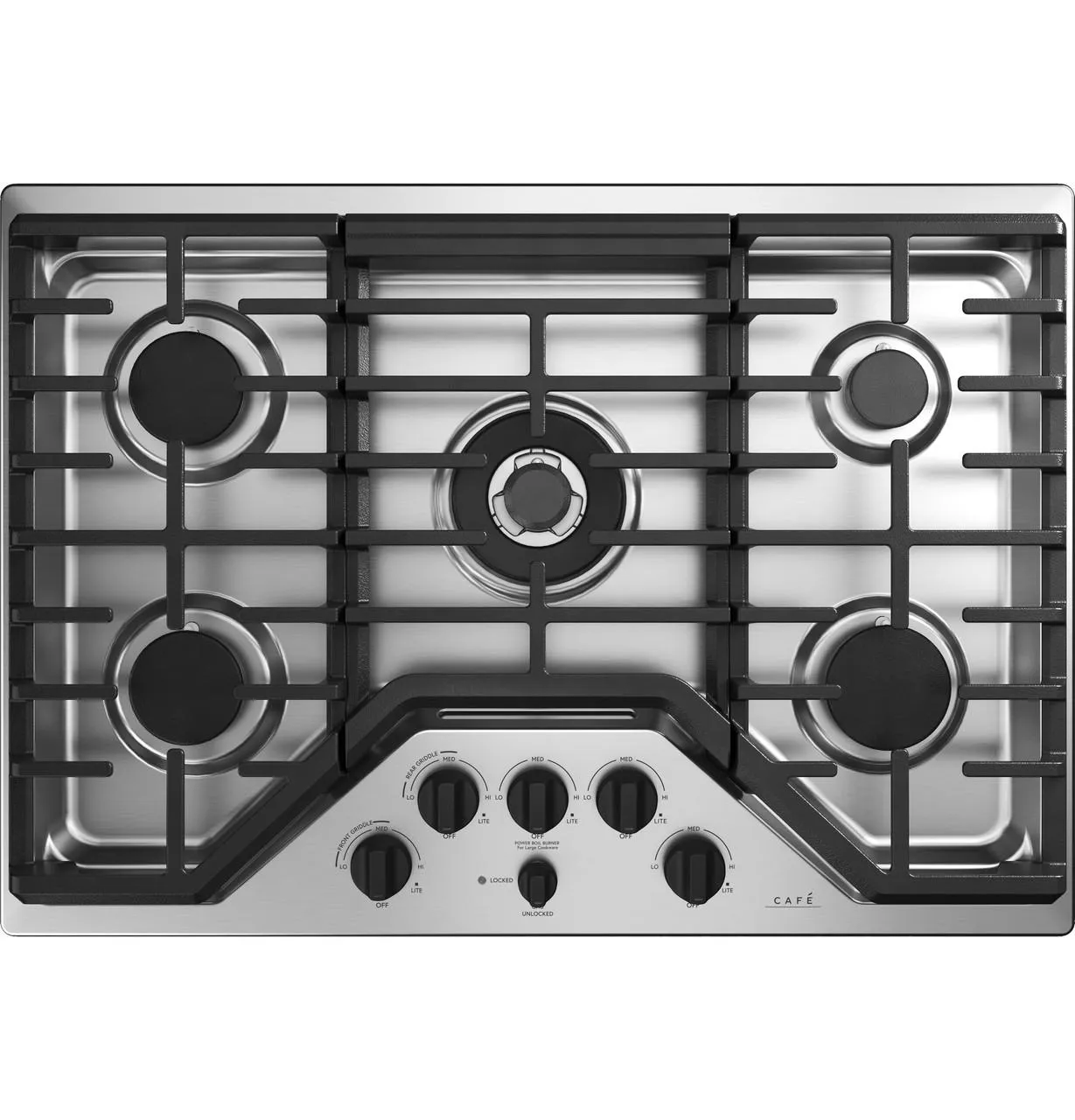 Cafe CXCG1K0PMFB Caf&#8482; 5 Gas Cooktop Knobs - Flat Black