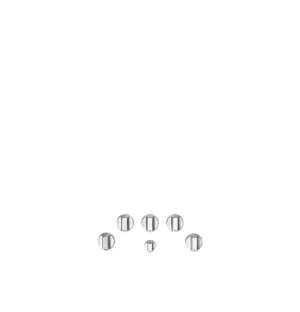Cafe CXCG1K0PMSS Caf 5 Gas Cooktop Knobs - Brushed Stainless Range Accessories range burner grate replacements