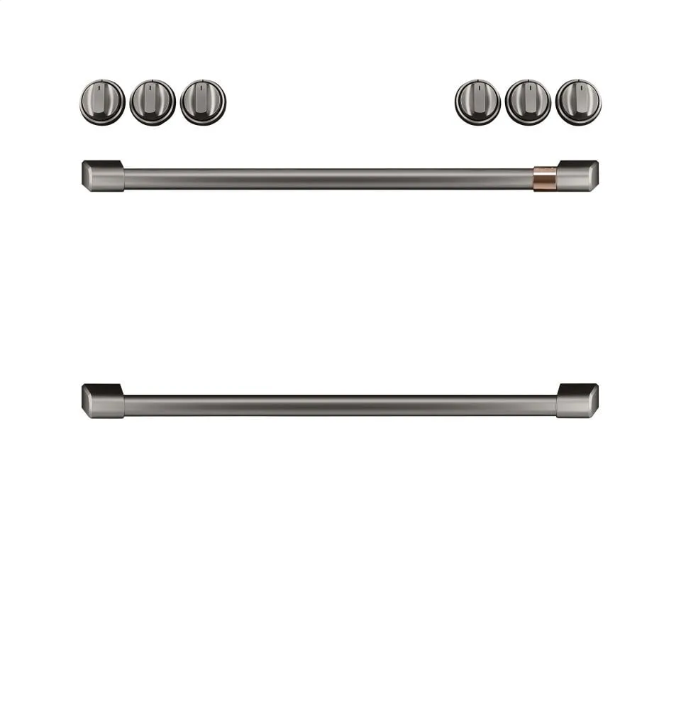 Cafe CXFCGHKPMBT Caf Front Control Gas Knobs And Handles - Brushed Black Range Accessories range burner grate replacements