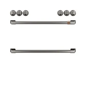 Cafe CXFCGHKPMBT Caf Front Control Gas Knobs And Handles - Brushed Black Range Accessories range burner grate replacements