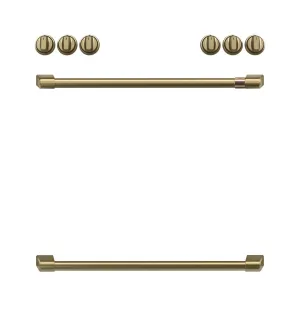 Cafe CXFCGHKPMCG Caf&#8482; Handle Kit - Range Brushed Brass Range Accessories oven racks and replacement trays