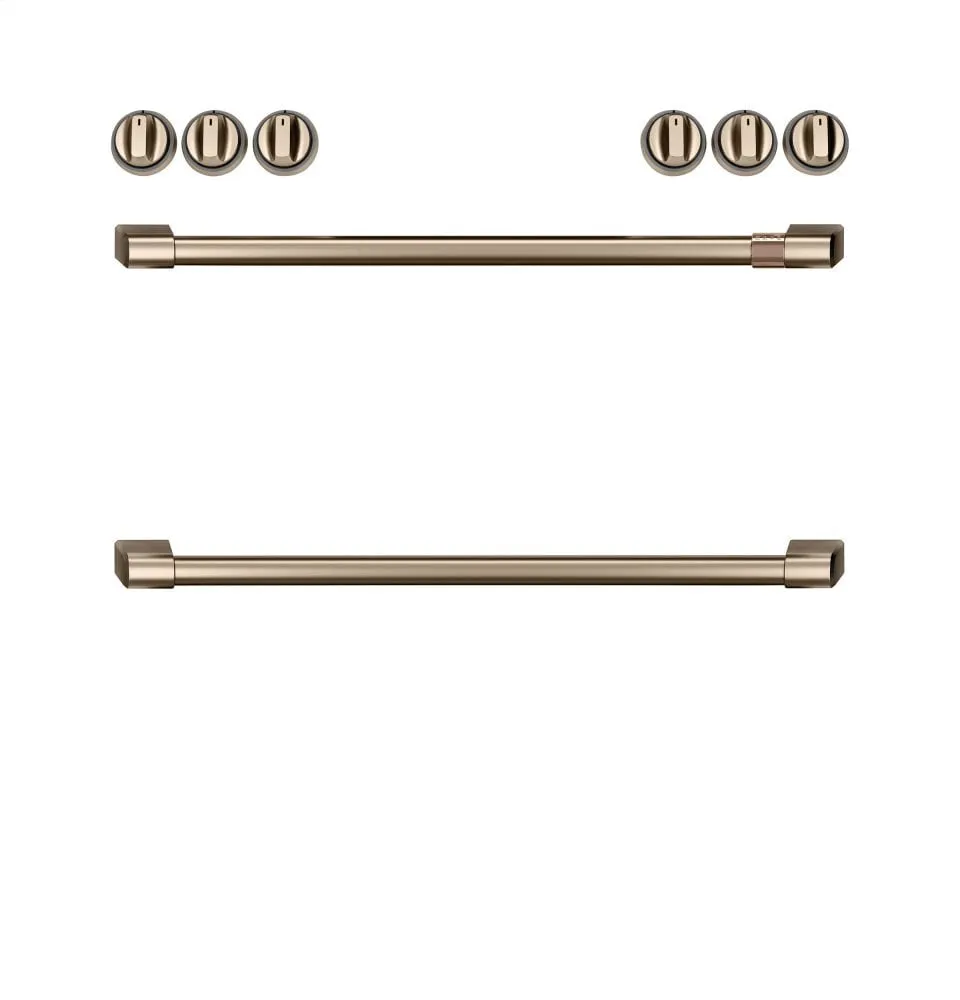 Cafe CXFCHHKPMBZ Caf Front Control Induction Knobs And Handles - Brushed Bronze Range Accessories heavy duty range knobs