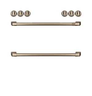 Cafe CXFCHHKPMBZ Caf Front Control Induction Knobs And Handles - Brushed Bronze Range Accessories heavy duty range knobs