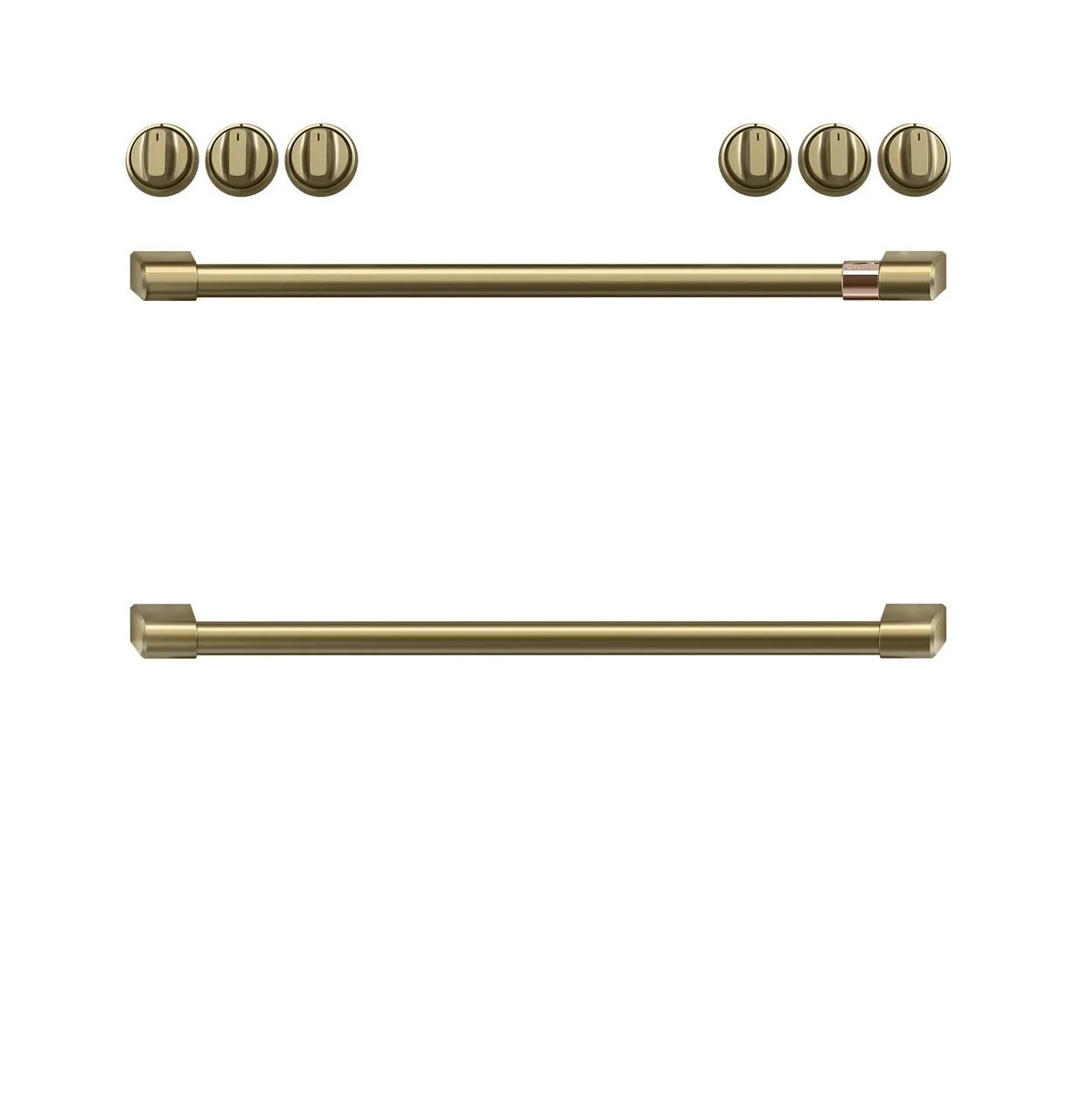 Cafe CXFCHHKPMCG Caf&#8482; Handle Kit - Range Brushed Brass