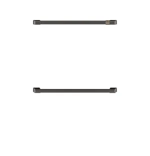 Cafe CXWD0H0PMBT Caf 2 - 30" Double Wall Oven Handles - Brushed Black Range Accessories range burner grate replacements