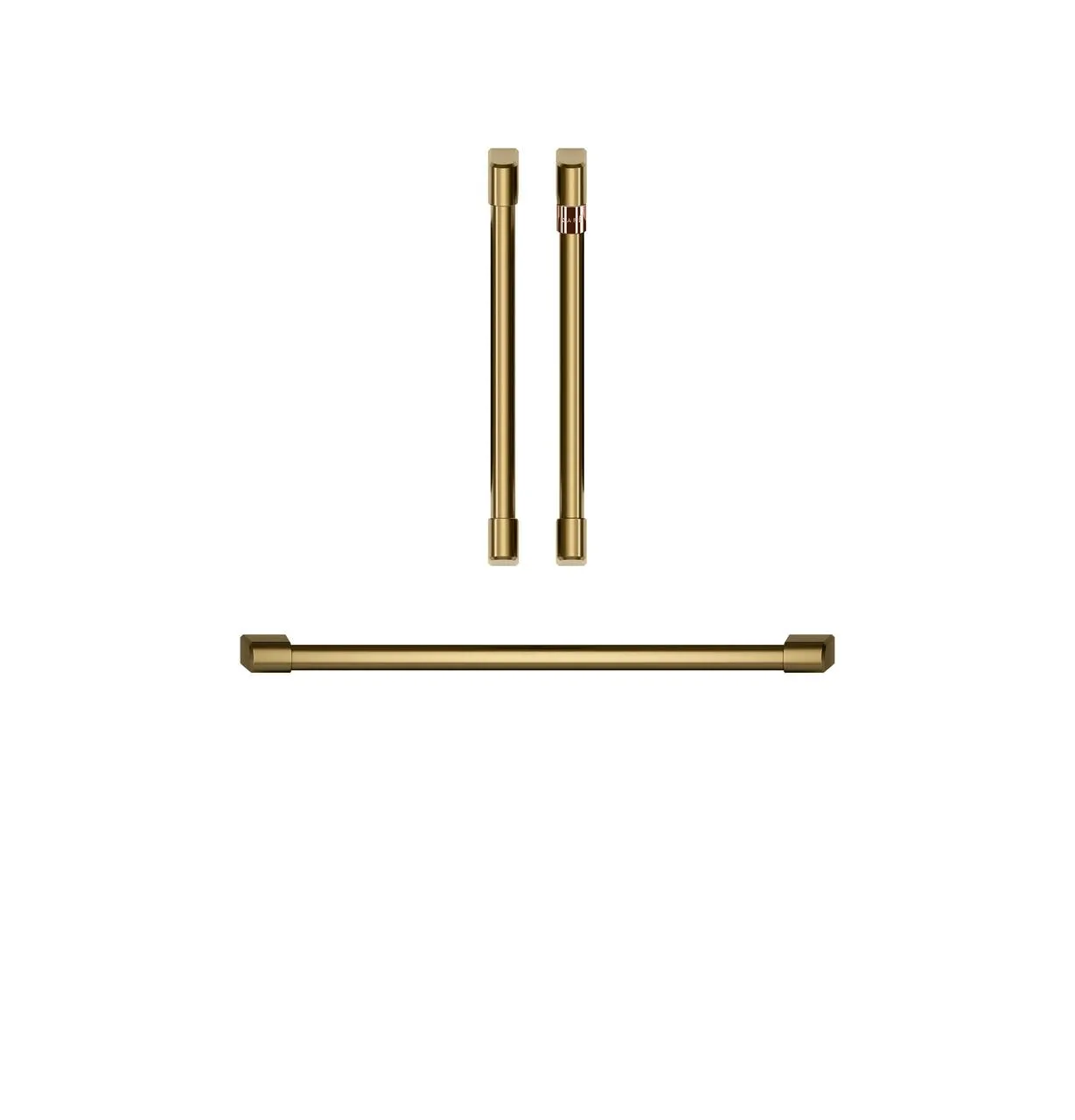Cafe CXWDFHKPMCG Caf&#8482; Handle Kit - Wall Oven Brushed Brass Range Accessories oven racks and replacement trays