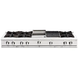 Capital CGRT604B4 Culinarian 60" Gas Range Top Gas natural gas range with griddle