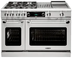 Capital CSB484BG Connoisseurian 48" Dual Fuel Self Clean Range Professional Ranges commercial oven for home kitchen