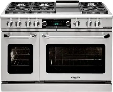 Capital CSB484G2 Connoisseurian 48" Dual Fuel Self Clean Range Professional Ranges commercial oven for home kitchen