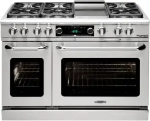 Capital CSB484G2 Connoisseurian 48" Dual Fuel Self Clean Range Professional Ranges commercial oven for home kitchen