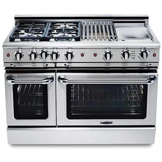Capital GSCR484G Precision 48" Gas Self Clean Range Professional Ranges commercial oven for home kitchen