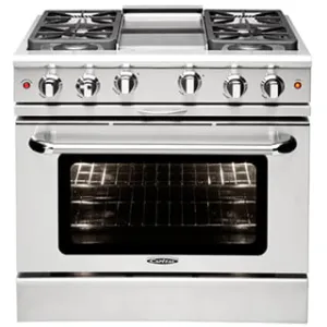 Capital MCR364G Precision 36" Gas Manual Clean Range Professional Ranges commercial oven for home kitchen
