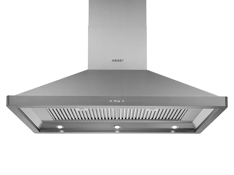 Dacor DHI361 36" Chimney Island Hood, Silver Stainless Steel
