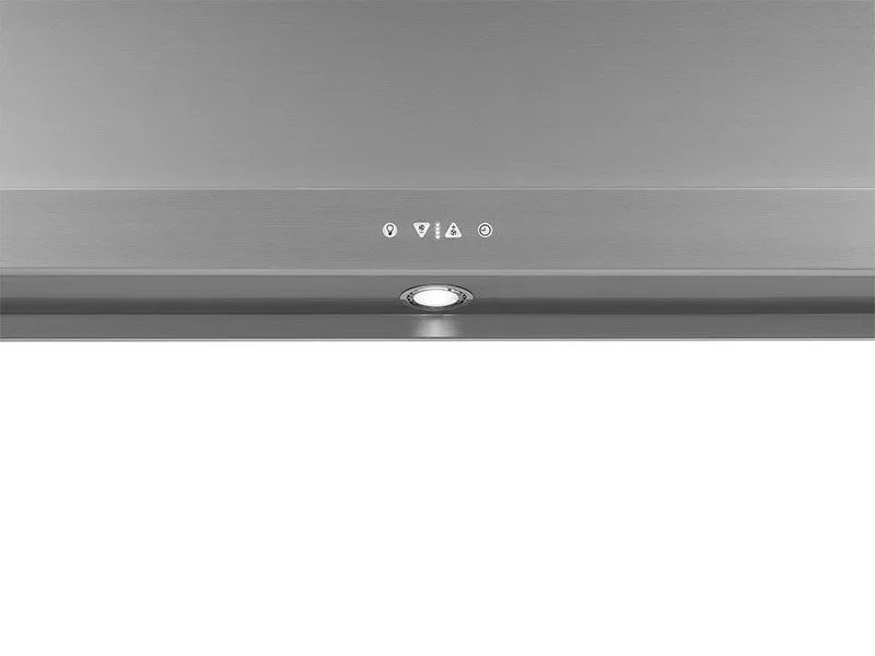 Dacor DHI361 36" Chimney Island Hood, Silver Stainless Steel