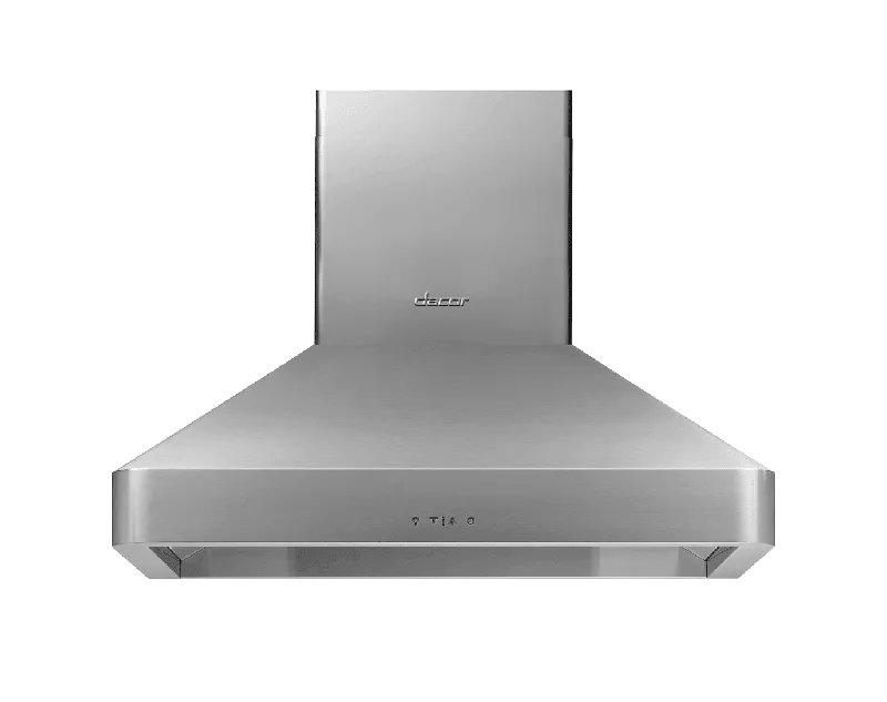 Dacor DHW361 36" Chimney Wall Hood, Silver Stainless Steel Ventilation Range Hoods high suction kitchen exhaust hood