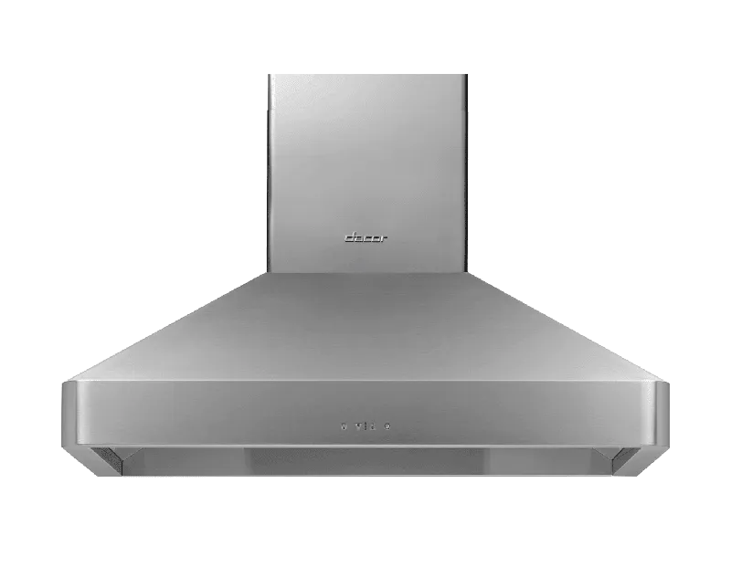 Dacor DHW421 42" Chimney Wall Hood, Silver Stainless Steel Ventilation Range Hoods high suction kitchen exhaust hood