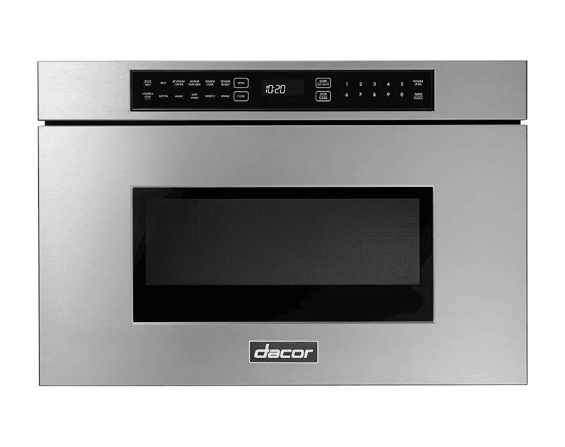 Dacor DMR24M977WS 24" Microwave-In-A-Drawer, Silver Stainless Steel Built In Microwaves best built-in microwave deals