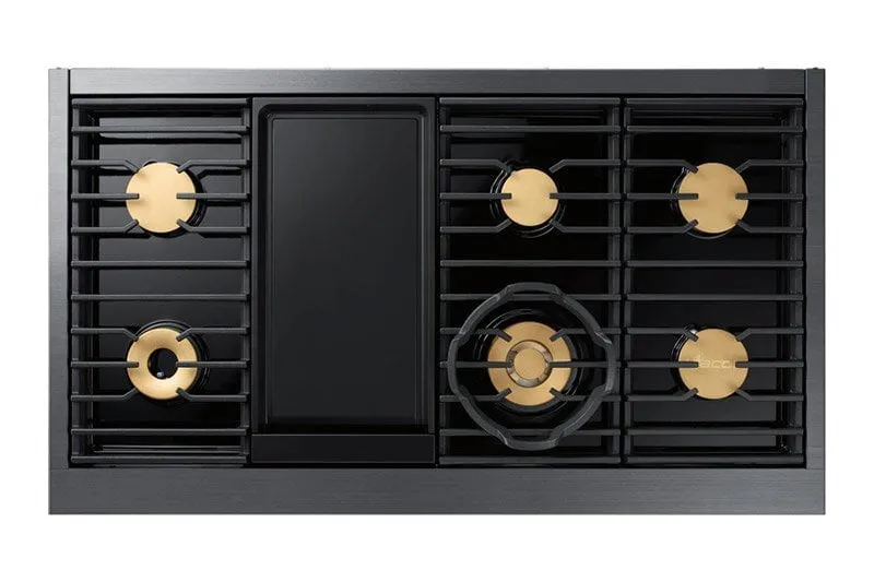 Dacor DOP48M96DHM 48" Pro Dual-Fuel Steam Range, Graphite Stainless Steel, Natural Gas/High Altitude