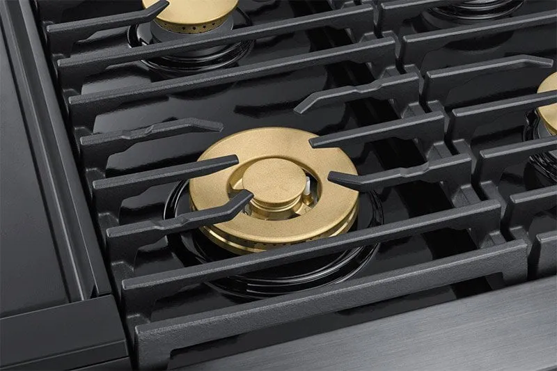 Dacor DOP48M96DPM 48" Pro Dual-Fuel Steam Range, Graphite Stainless Steel, Liquid Propane