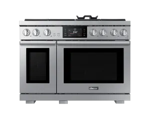 Dacor DOP48T963DS 48" Dual-Fuel Range, Silver Stainless, Natural Gas/Liquid Propane Professional Ranges 6 burner professional gas range