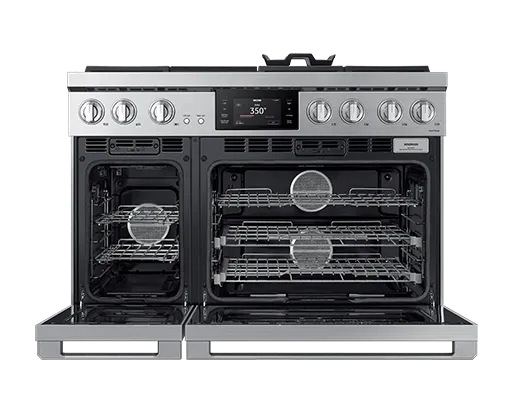 Dacor DOP48T963DS 48" Dual-Fuel Range, Silver Stainless, Natural Gas/Liquid Propane