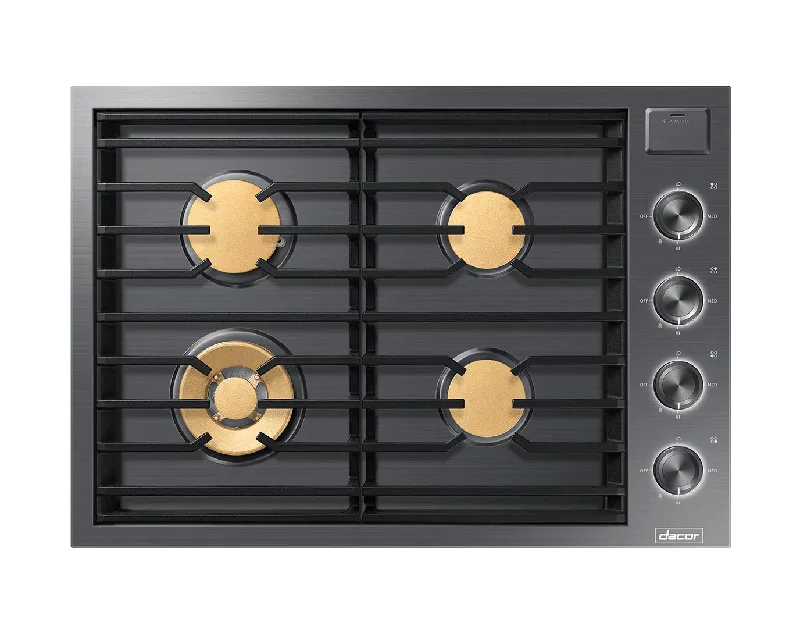 Dacor DTG30M954FM 30" Gas Cooktop, Graphite Stainless Steel, Natural Gas Gas natural gas range with griddle