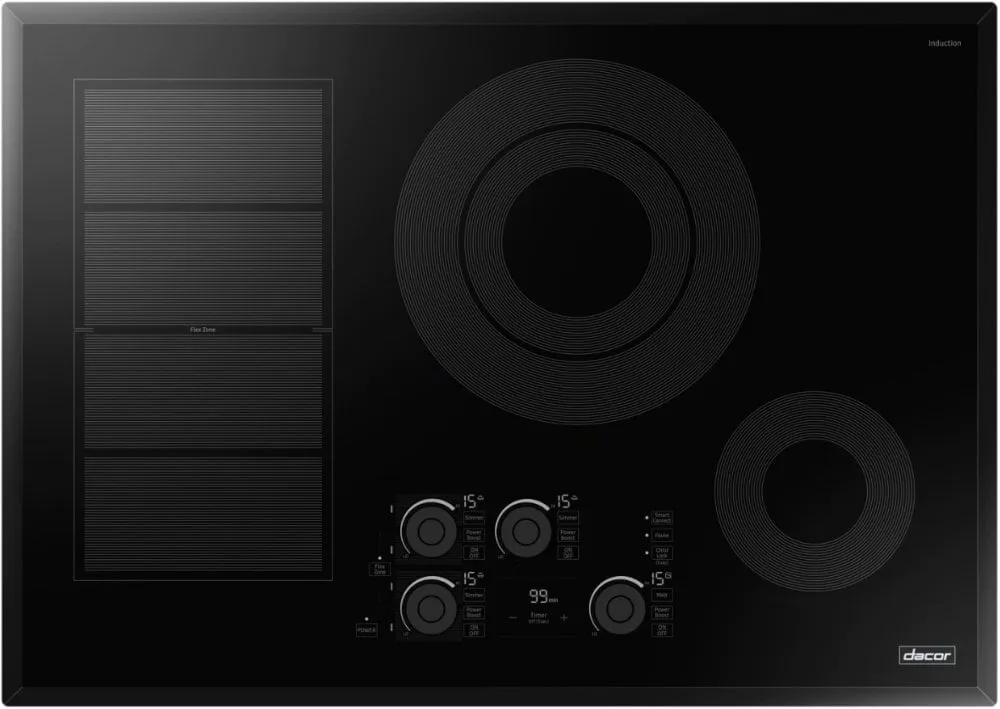 Dacor DTI30P876BB 30" Induction Cooktop Induction portable induction cooktop double burner