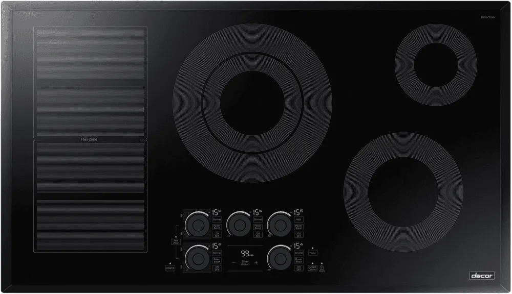 Dacor DTI36P876BB 36" Induction Cooktop Induction portable induction cooktop double burner