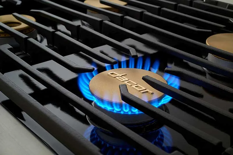 Dacor DTT36M876AM 36" Rangetop, Graphite Stainless Steel, Liquid Propane/High Altitude