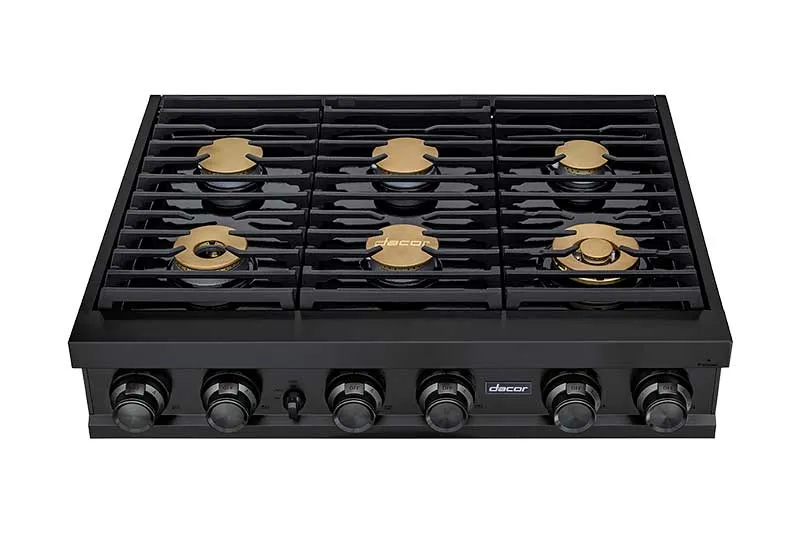 Dacor DTT36M876PS 36" Rangetop, Stainless Steel, Liquid Propane