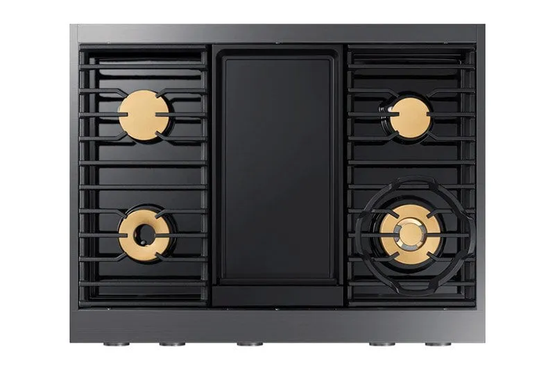 Dacor DTT36M974HS 36" Rangetop, Silver Stainless Steel, High Altitude Natural Gas