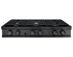Dacor DTT48M876AM 48" Rangetop, Graphite Stainless Steel,Liquid Propane/High Altitude Gas natural gas range with griddle