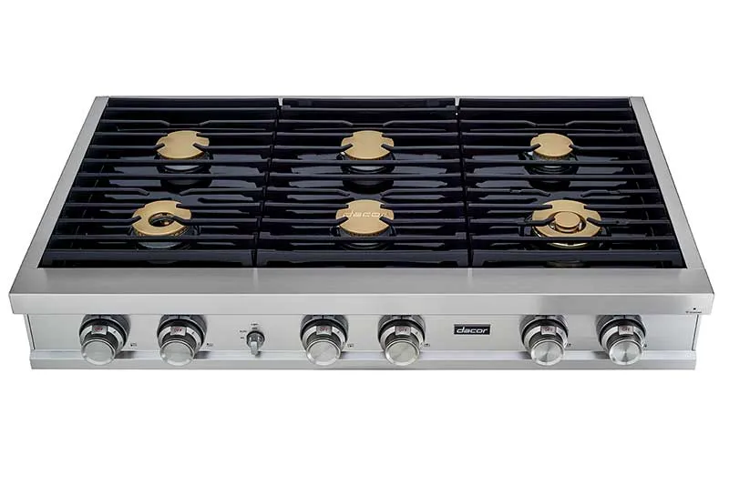 Dacor DTT48M876HM 48" Rangetop, Graphite Stainless Steel,Natural Gas/High Altitude