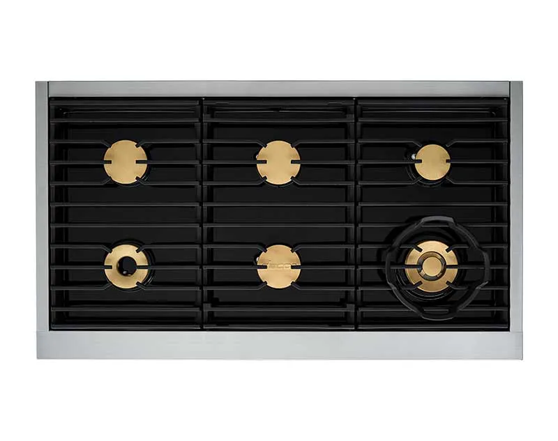 Dacor DTT48M876LM 48" Rangetop, Graphite Stainless Steel, Natural Gas