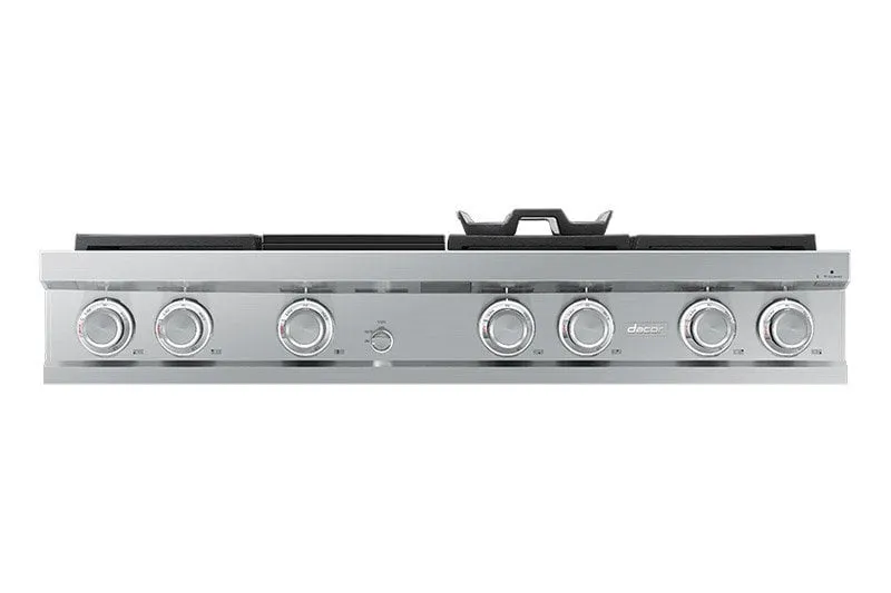 Dacor DTT48M976PS 48" Rangetop, Silver Stainless Steel, Liquid Propane