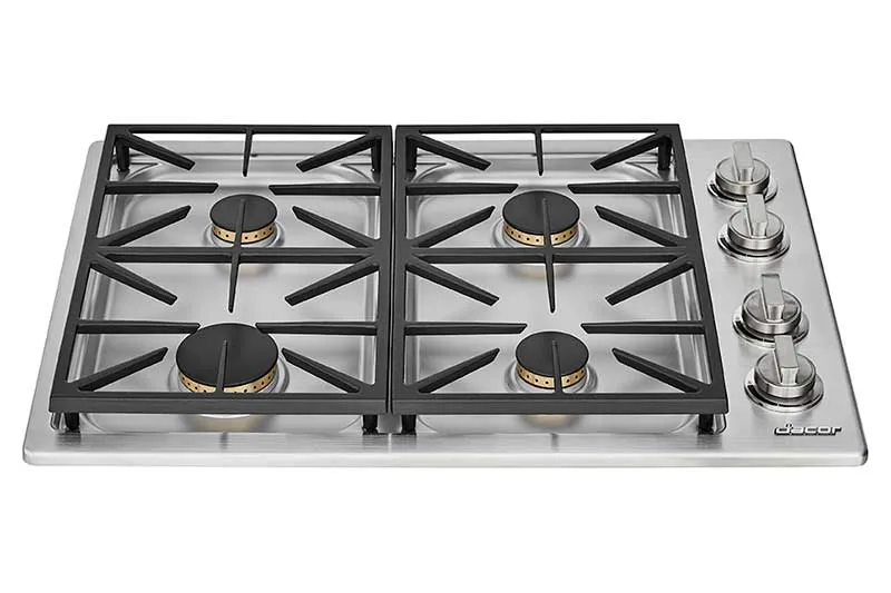 Dacor HDCT304GSNG 30" Dual Gas Cooktop, Natural Gas