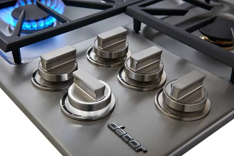 Dacor HDCT365GSNGH 36" Dual Gas Cooktop, Natural Gas/High Altitude